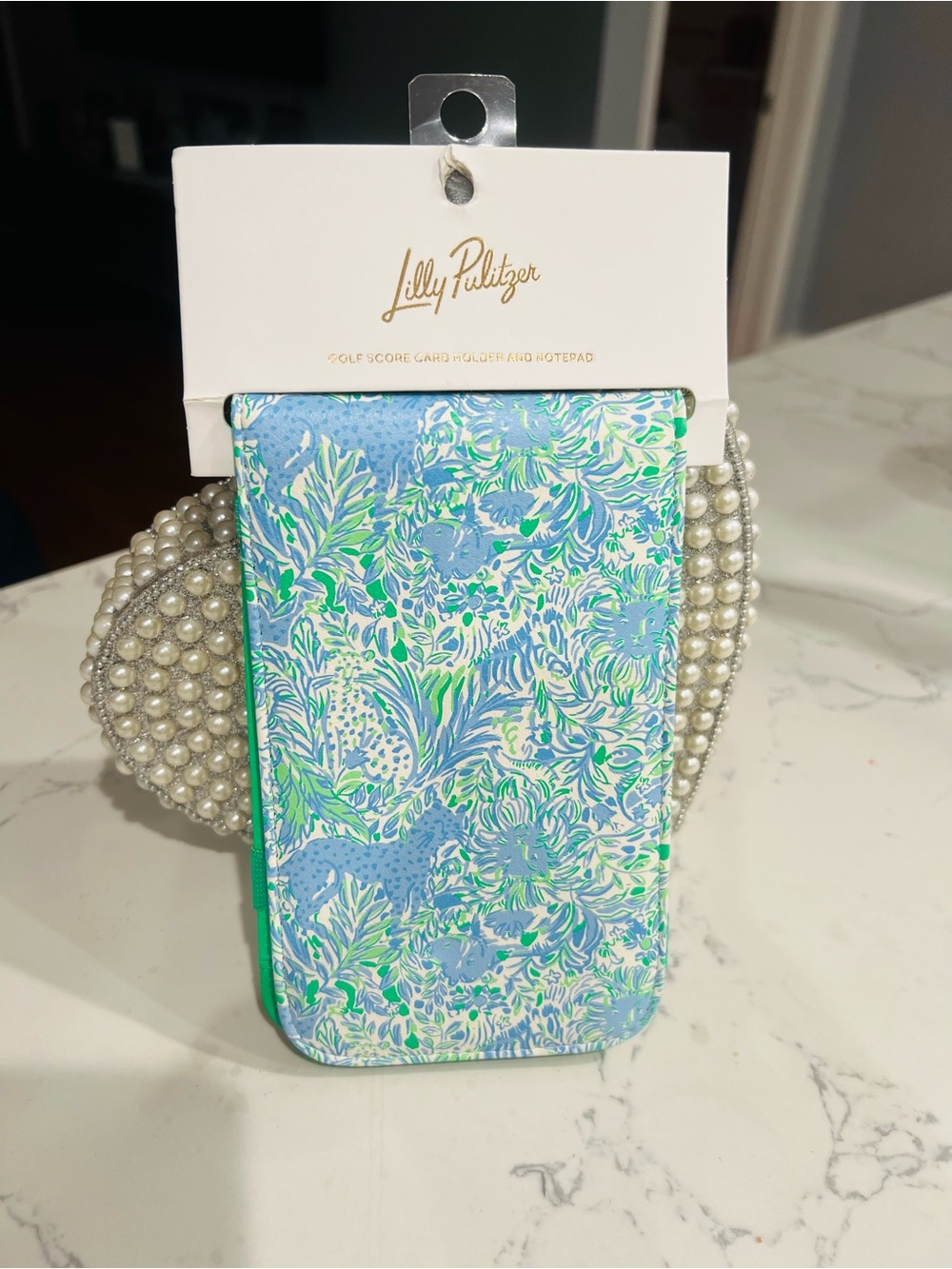 New Lilly Pulitzer Golf Scorecard Holder and Notepad